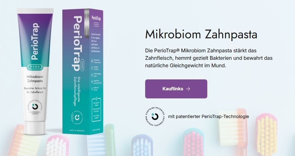 PerioTrap Mikrobiom Zahnpasta