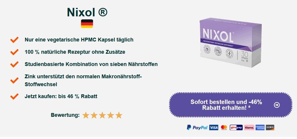 Nixol Kapseln Erfahrungen