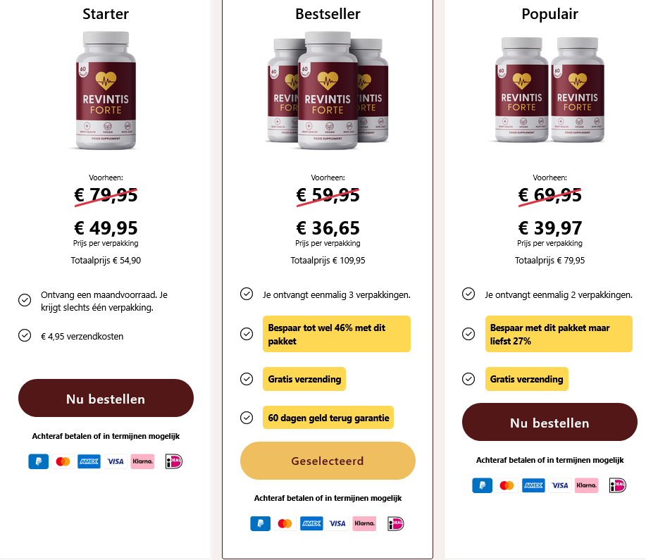 Revintis Forte Prijz