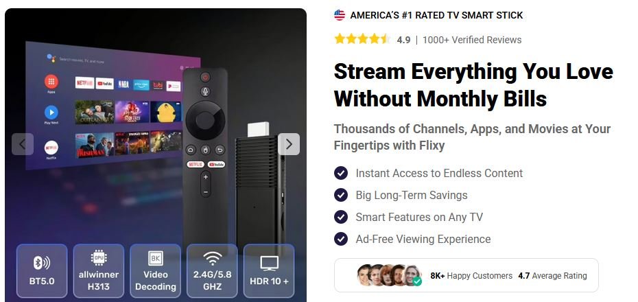 Flixy TV Stick 3