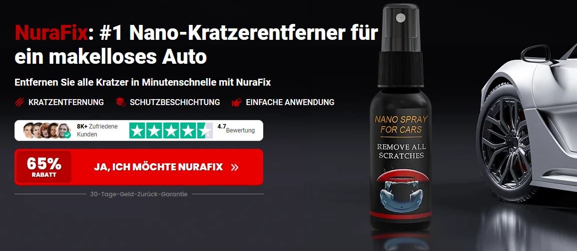 NuraFix Nano Car Spray