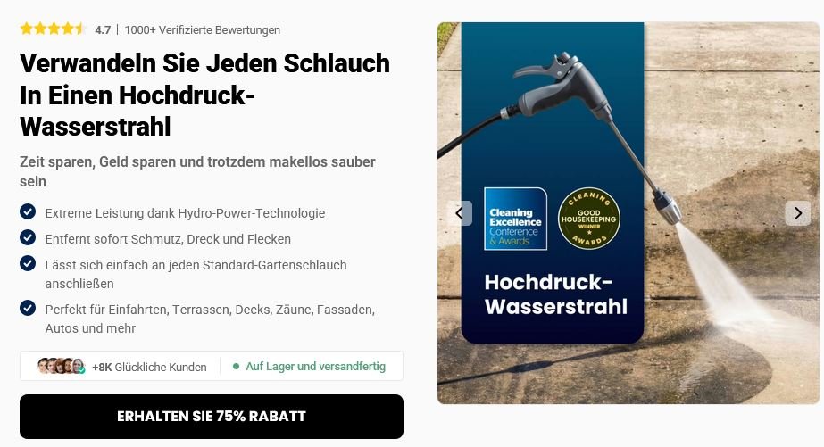 Jetterix Pressure Nozzle