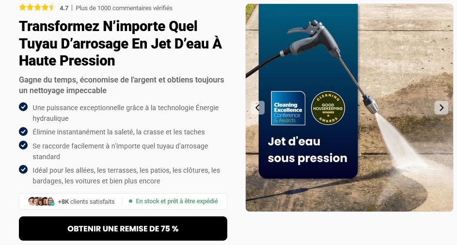 Jetterix Pressure Nozzle