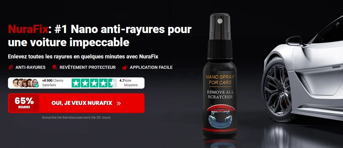 NuraFix Nano Car Spray 1