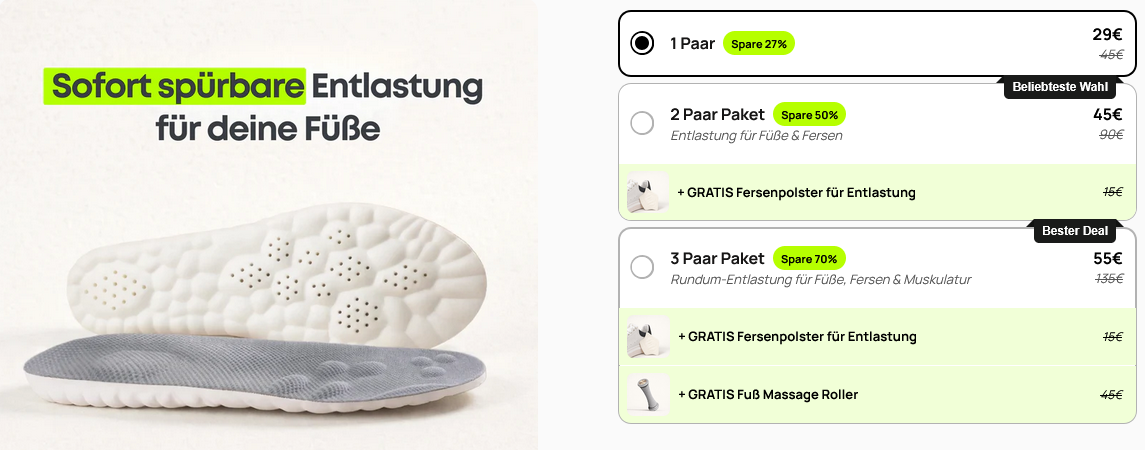 Stepz Massage Insoles