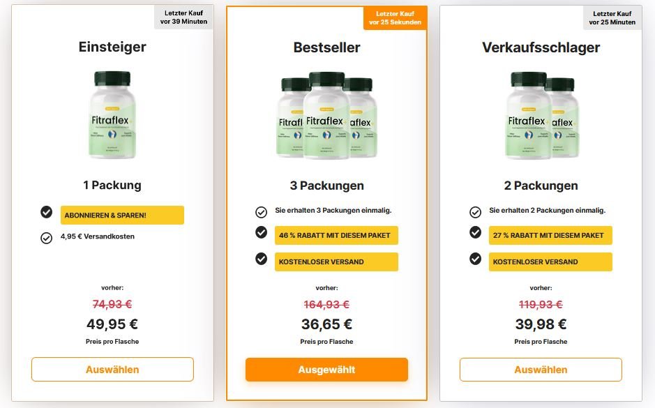 Fitraflex Preis
