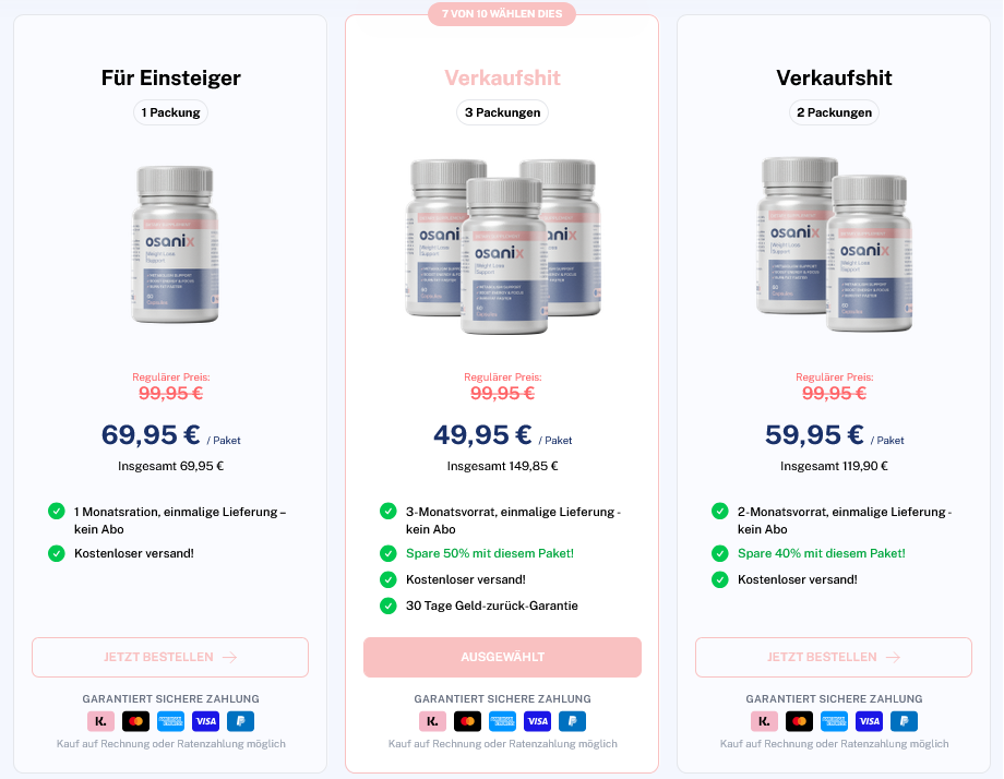Osanix Preis